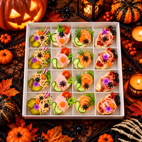 Halloween Bruschettas